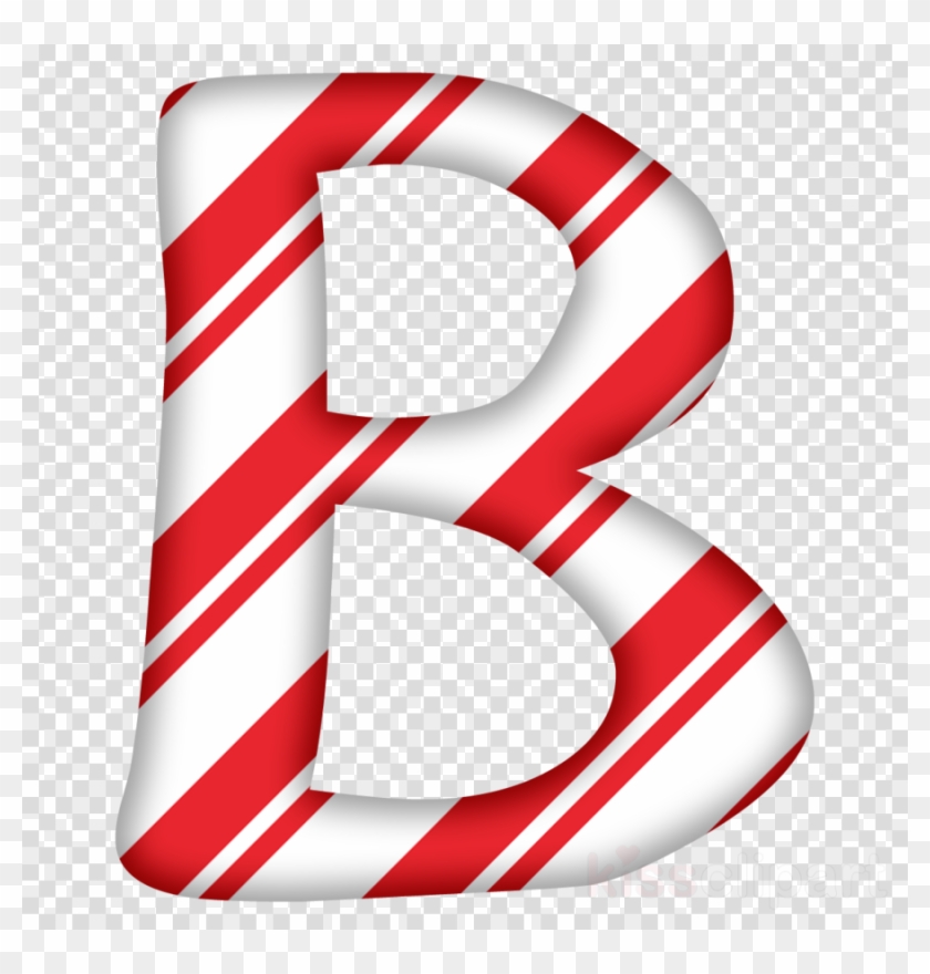 Christmas Alphabet Letters Png Clipart Santa Claus - Candy Cane Letter #1715630