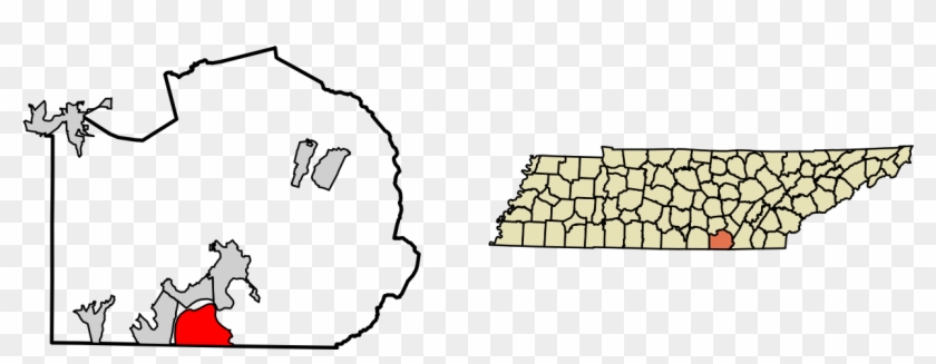 1280 X 497 3 - Tennessee County Map #1715711