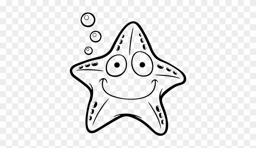 Dibujo De Estrella Marina Para Colorear - Dibujo Estrella De Mar Para Colorear #1715741
