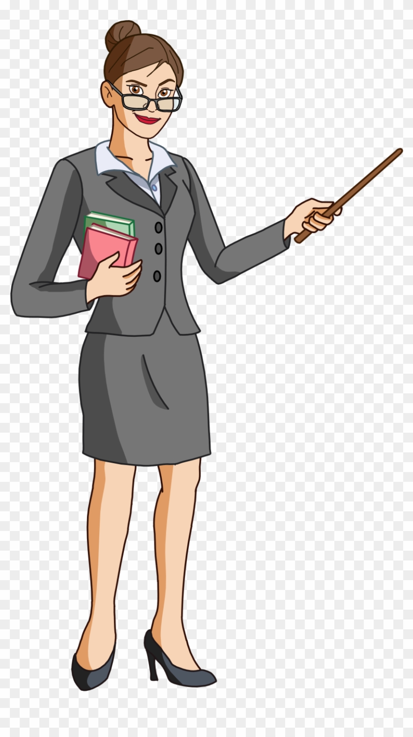 Teacher Student Clip Art Teacher Png Clipart Png - Cartoon #1715820