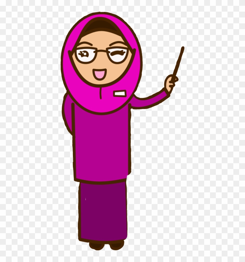 Teacher Muslimah Cartoon Png #1715821