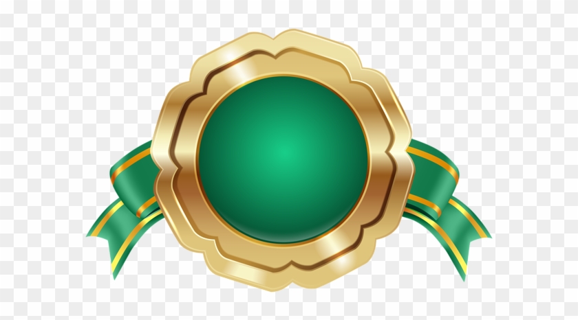 Seal Badge Png Green Transparent Image - Green Seal Clipart Transparent #1715895