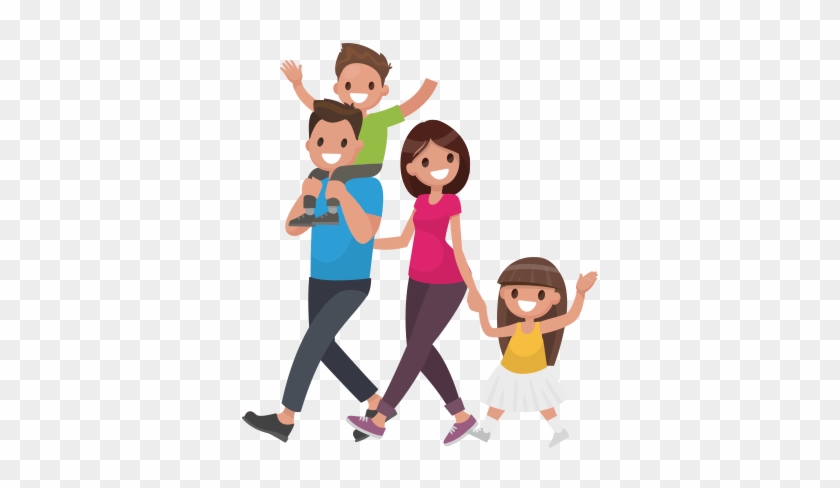 Family-life - - Child Walks Cartoon - Free Transparent PNG Clipart Images  Download