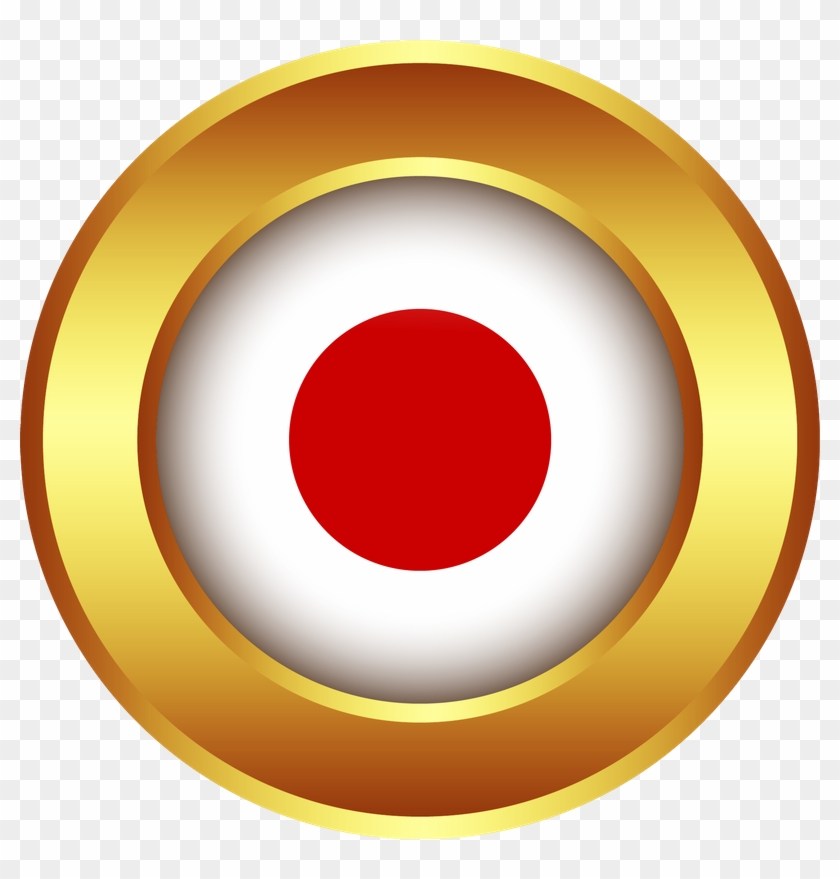 Japan, Country, Flag, Nation, Symbol, Gold, Decoration - Pbs Kids Go #1716052