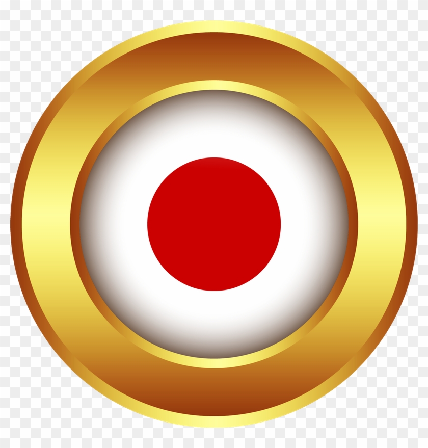 Japan, Country, Flag, Nation, Symbol, Gold, Decoration - Pbs Kids Go #1716052