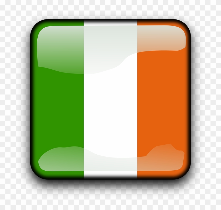 Ireland Flag Clipart Country - Bendera Negara Irlandia #1716060
