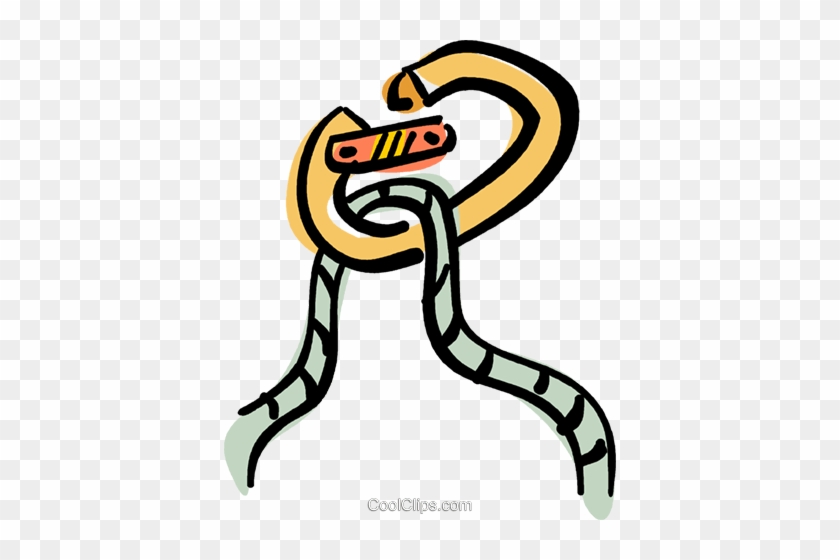Rope And Clasp Royalty Free Vector Clip Art Illustration - Kletterseil Clipart #1716202