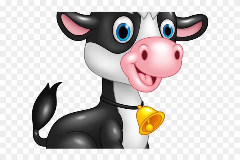 Cattle Clipart Girl Cow - Gambar Sapi Lucu Kartun #1716357