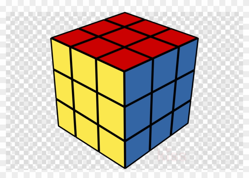 3d Shapes Cube Clipart Cube Three-dimensional Space - Rubix Cube Clipart #1716379