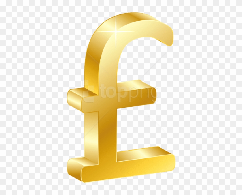 Free Png Download 3d Gold Uk Pound Clipart Png Photo - Uk Money Clip Art #1716383