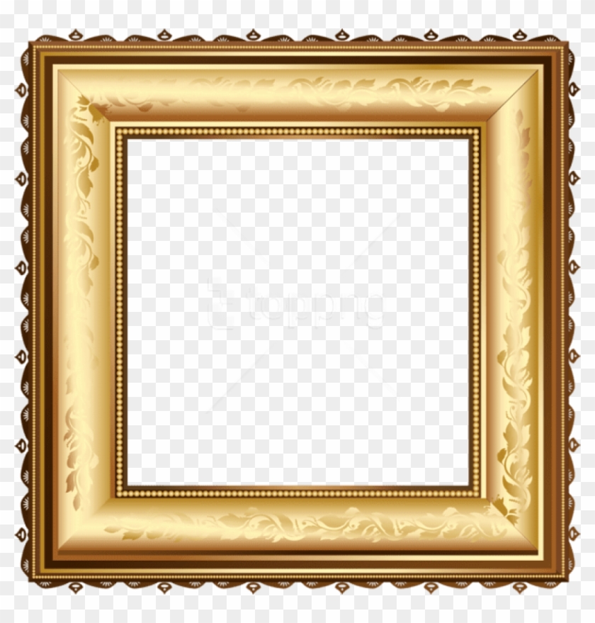 Free Png Best Stock Photos Brown And Gold Transparent - Transparent Photo Frame #1716458