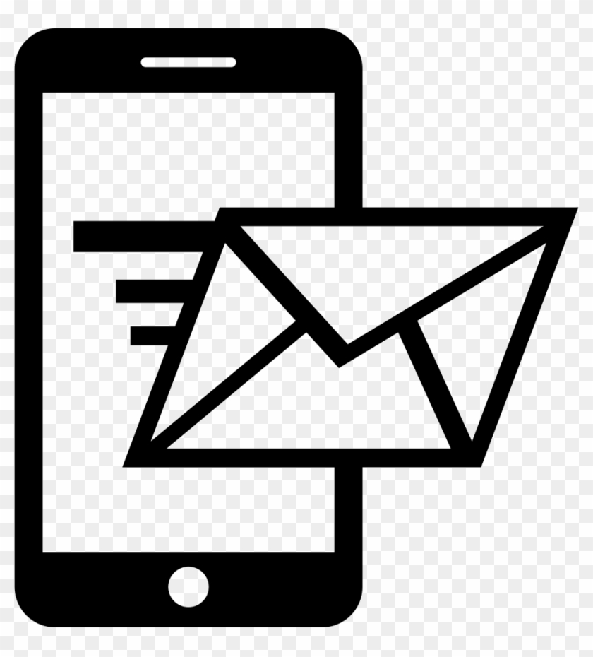 Smartphone With Email Comments - Email Phone Icon Png #1716464