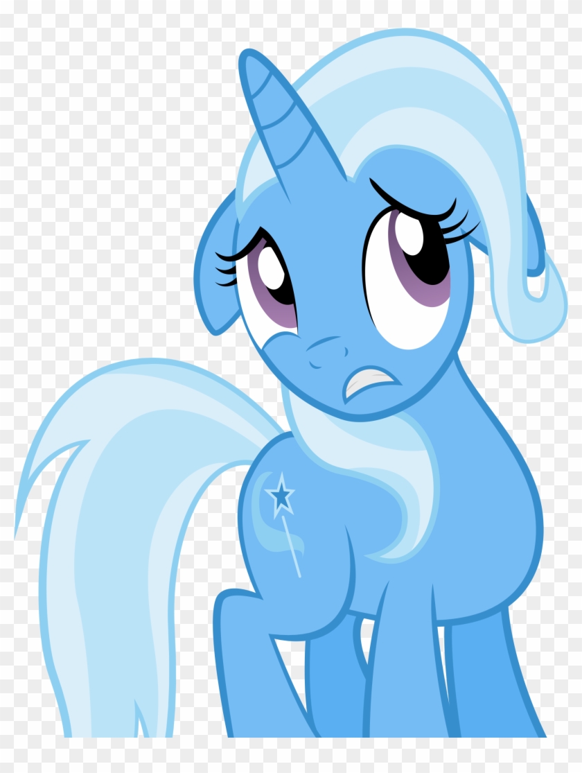 Trixie By Spellboundcanvas On Deviantart - Mlp Trixie Scared Vector #1716574