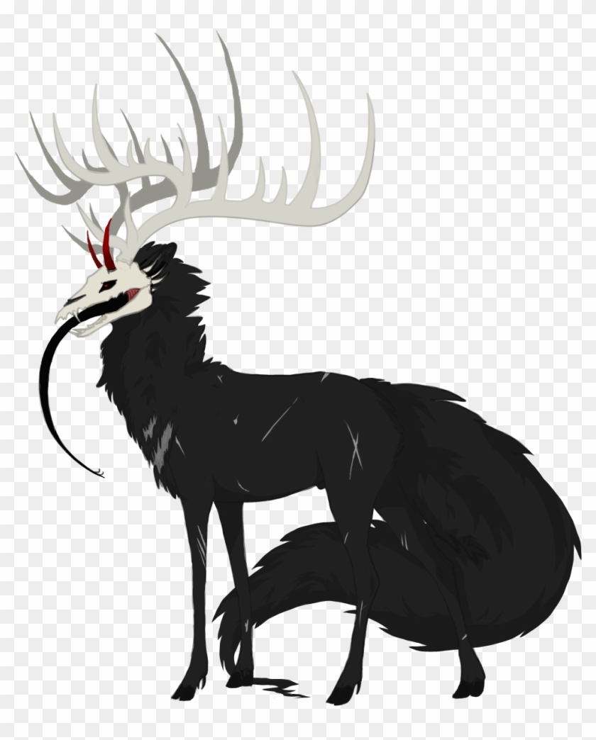 Drawn Antler Demon - Illustration #1716577