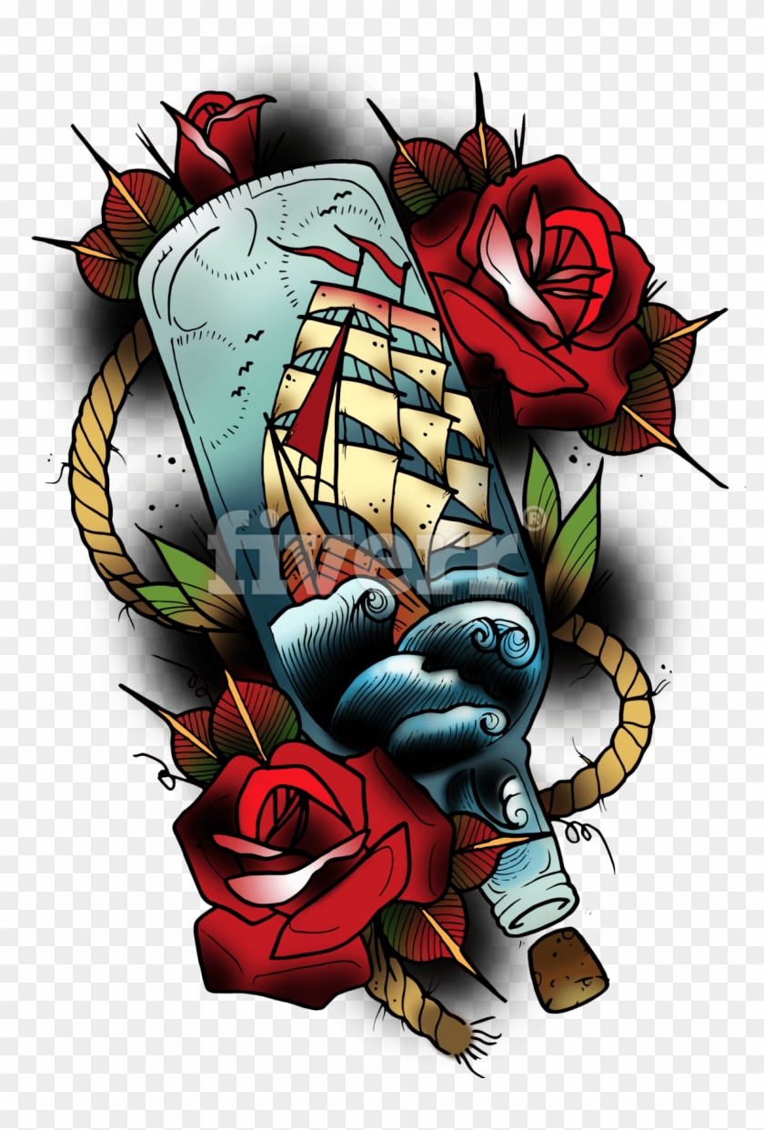 Neo Traditional Tattoo Designs - Neo Traditional Tattoo Designs #1716583