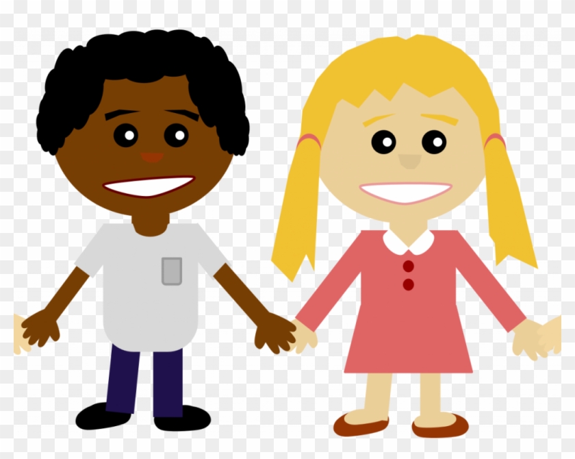 Download Clip Art People - Friends Holding Hands Cartoon #1716668