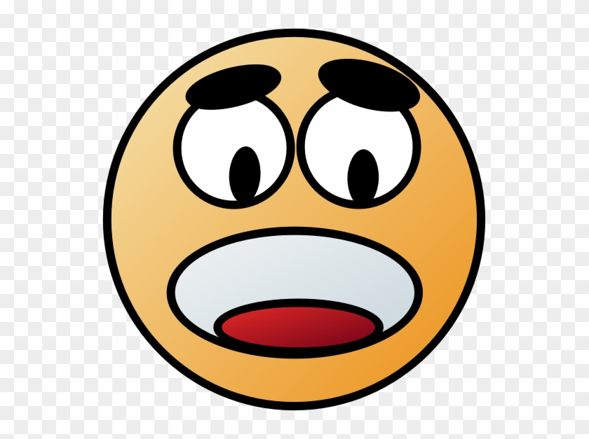 Emoji Worried Face Vector Clipart Image - Smiley #1716807