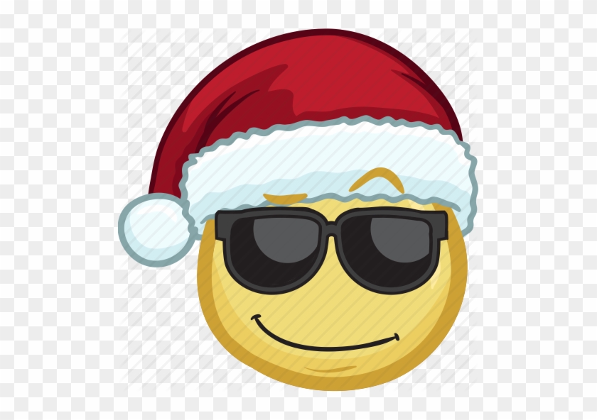 Emoji With Santa Hat Clipart Santa Claus Santa Suit - Emoji With Santa Hat Clipart Santa Claus Santa Suit #1716809