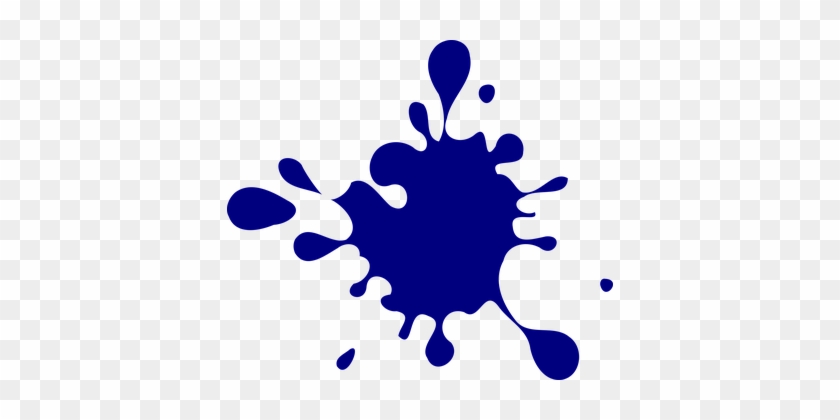 Blue, Ink, Splash, Ink, Ink, Splash - Spot Clipart #1716920