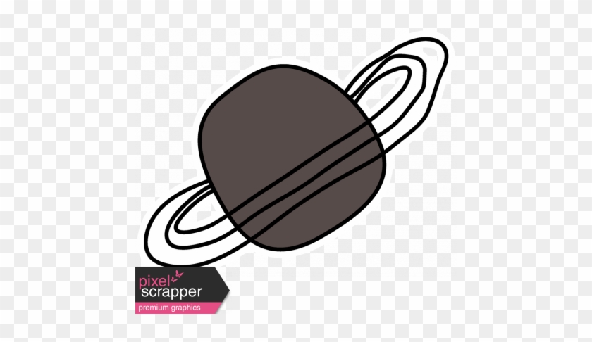 Outer Space Ringed Planet Brown Graphic By - Outer Space Ringed Planet Brown Graphic By #1716984