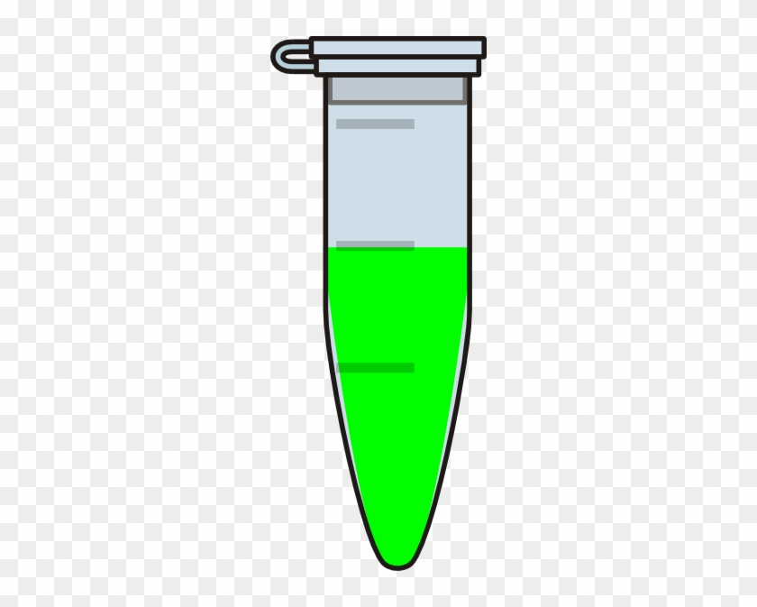 Eppendorf Green Clip Art - Closed Eppendorf Tube #1717002