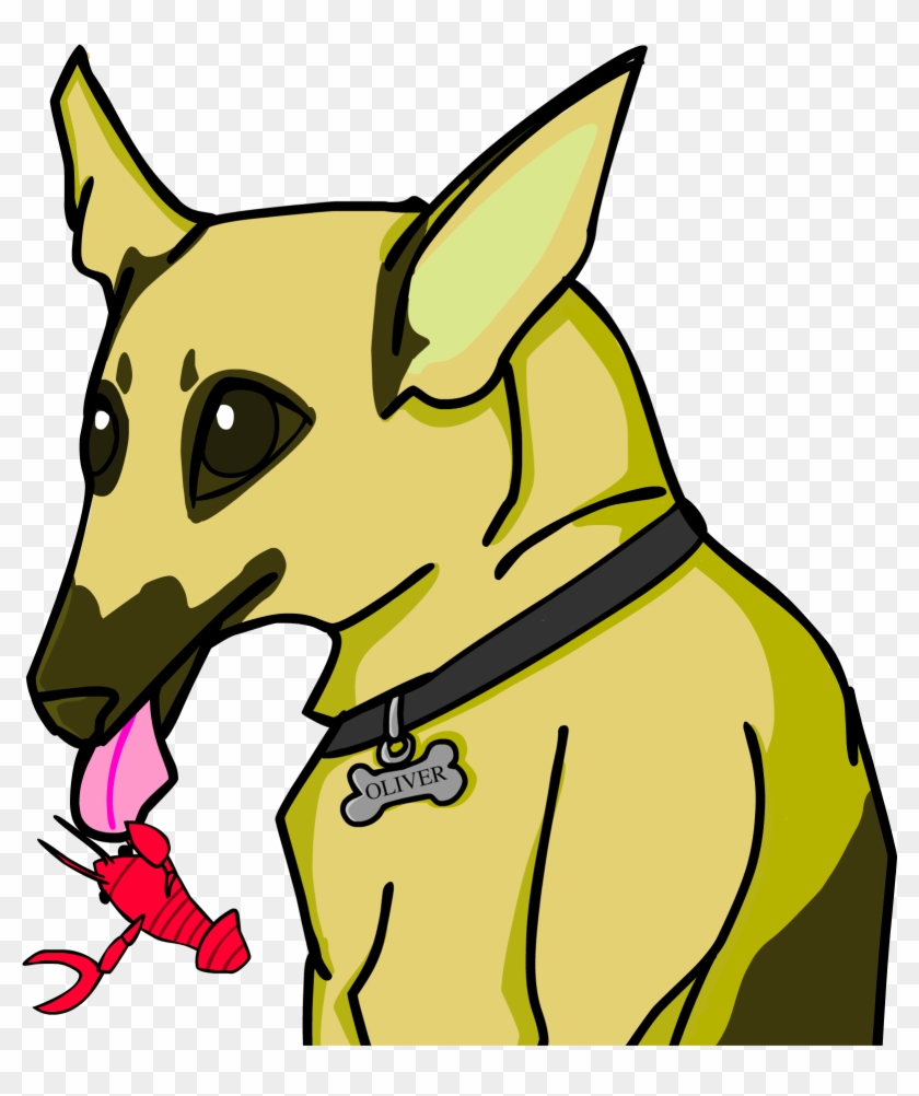 Drew A Picture Of A Friend's Dog Who Passed Away Some - Dog Licks #1717046