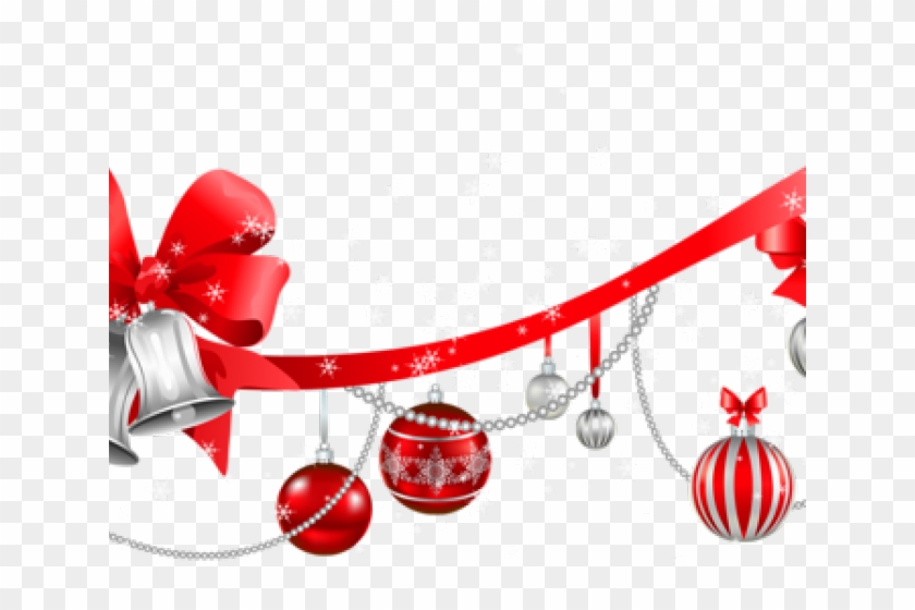 Christmas Ribbon Clipart Border - Merry Christmas Clipart Png #1717276
