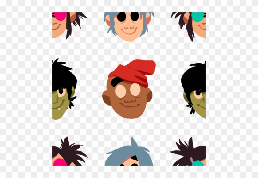 Some Transparent Gorillaz Patterns Use To Your Liking, - Cartoon #1717324