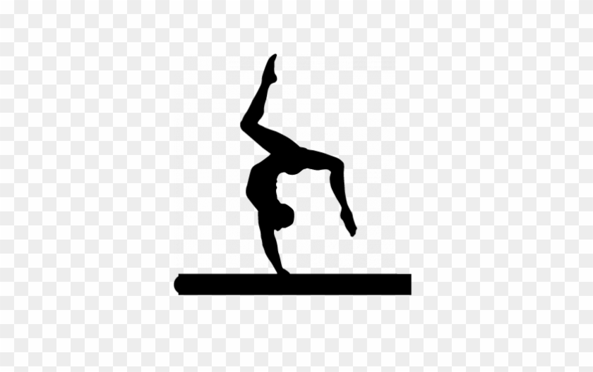 Stickers Figure Poutre Stickers Malin - Gymnastics #1717375