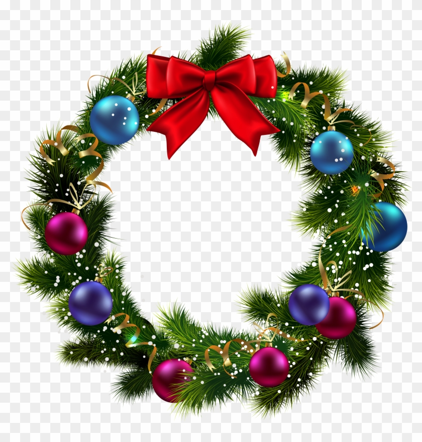 Transparent Christmas Decorated Clipart - Christmas Wreath Clip Art Transparent Background - Free Transparent PNG Clipart Images Download Transparent Christmas Decorated Clipart - Christmas Wreath Clip Art Transparent Background - Free Transparent PNG Clipart Images Download