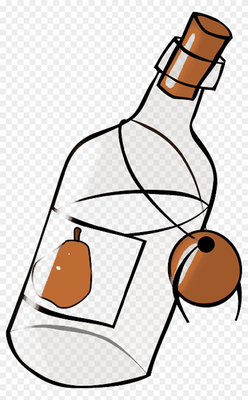 Moonshine Bottle Clipart Cartoon Light - Liquor Vector Icon Png #1717395