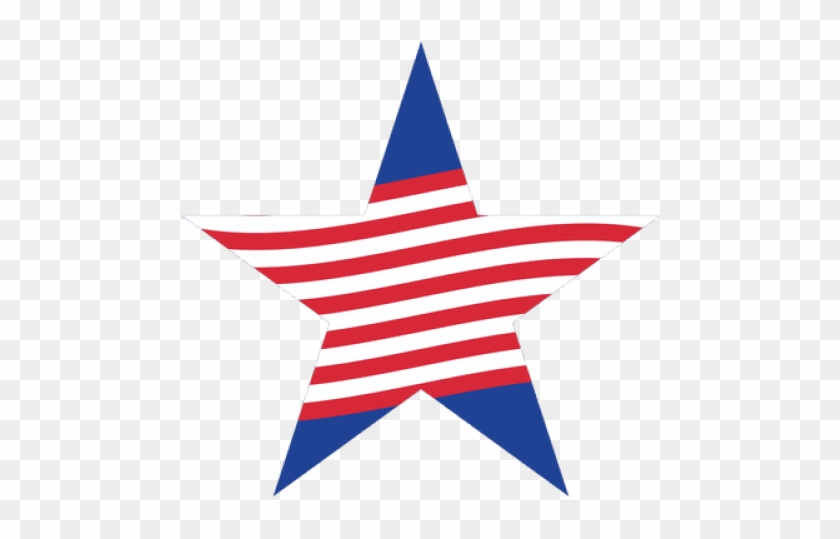 Stripes Clipart Us Star - Usa Star Png #1717521