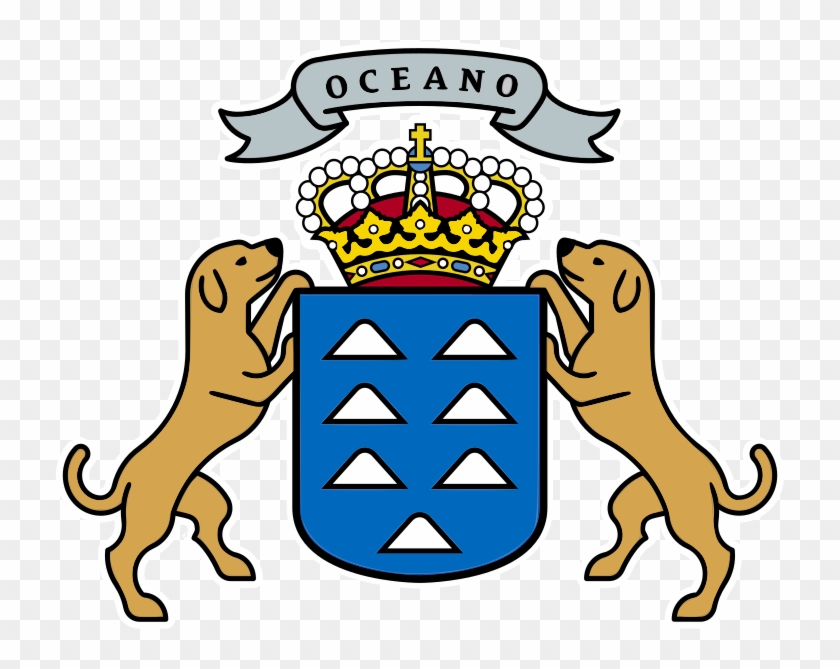 A Tibicena, Also Known As Guacanchas, Was A Mythological - Coat Of Arms Of The Canary Islands #1717547