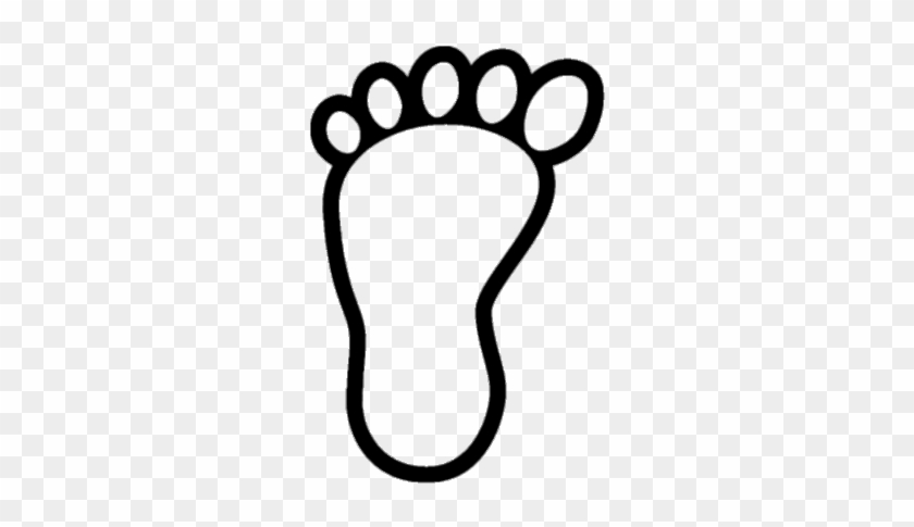 Footprint Bare Foot Transparent Png Stickpng - Foot Print #1717593