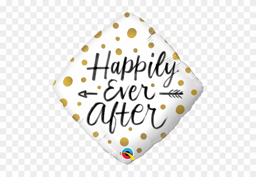 Happily Ever After Gold Dots - Balloon #1717668