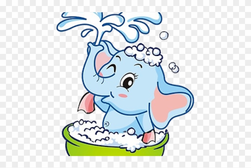 Shower Clipart Elephant - Shower Clipart Elephant #1717686