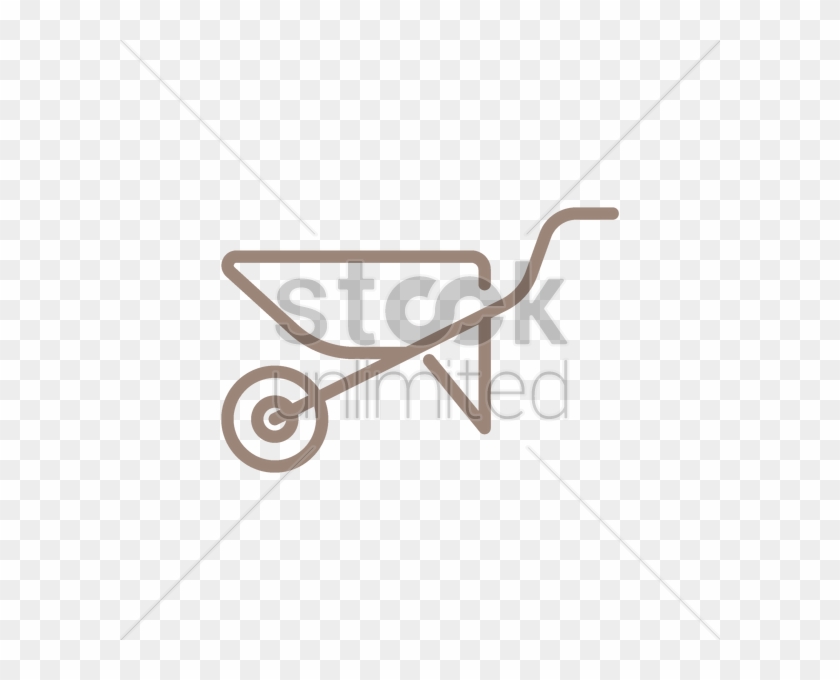 Wheelbarrow Vector Image Stockunlimited Graphic Stock - Illustration #1717828