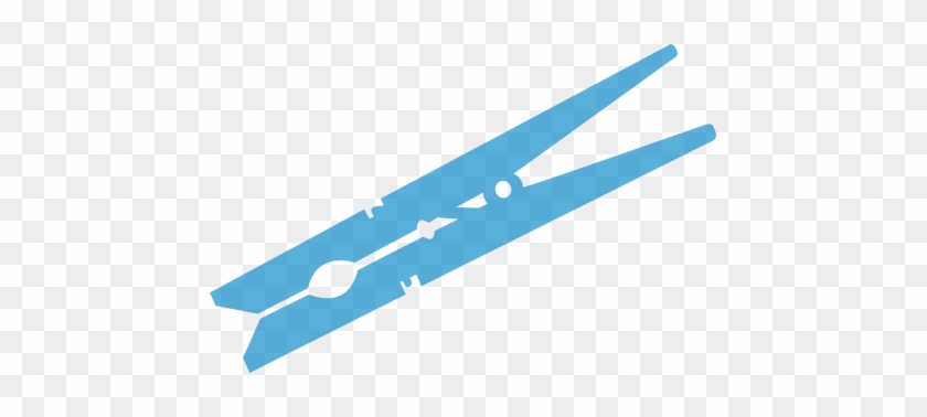 Clothespin - Blue Clothespin Png #1717925