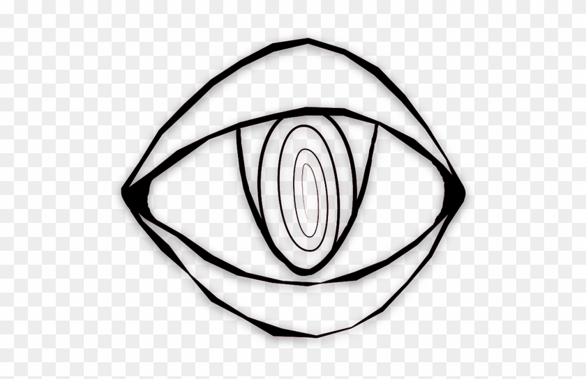 Vulgar Eye Logo No Words W - Line Art #1717948