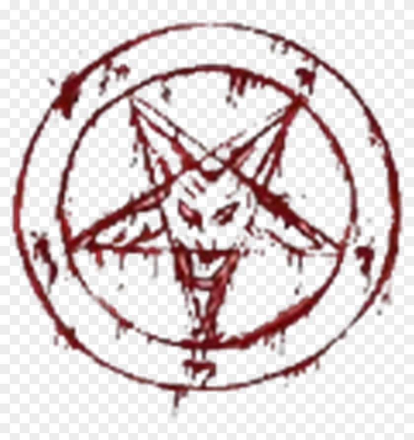 Red Devil Satan Pentagram 666 Blood Bloody Lucifer Satanic Pentagram Free Transparent Png Clipart Images Download - pentagram red roblox
