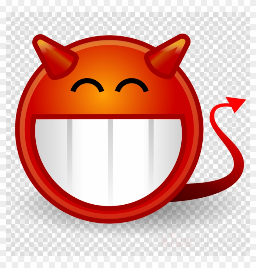 Devil Grin Clipart Devil Demon Clip Art - Transparent Background Green Ball #1718011