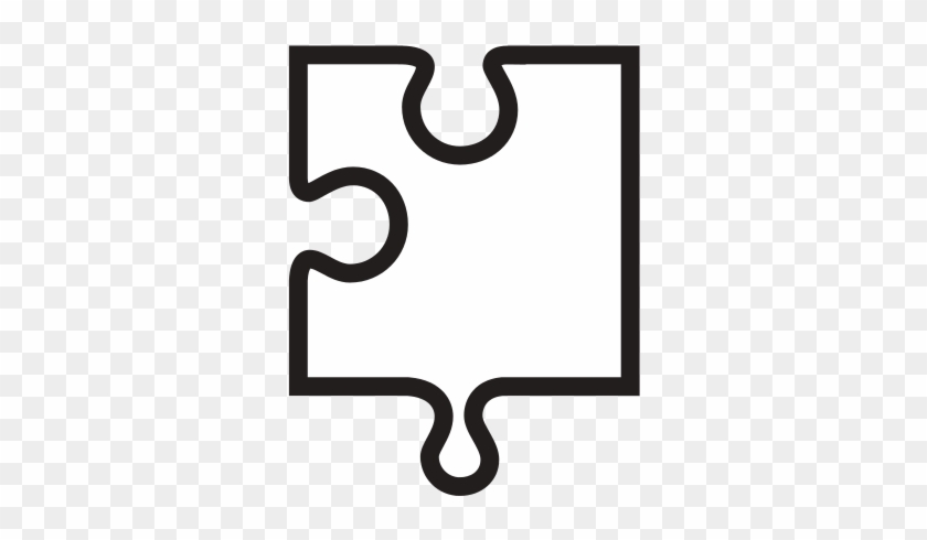 Puzzle Game Piece Isolated Icon - Puzzle Game Piece Isolated Icon #1718077