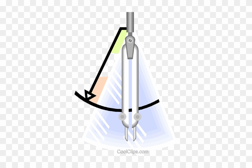 Drafting Tools Compass Royalty Free Vector Clip Art - Rocket #1718124