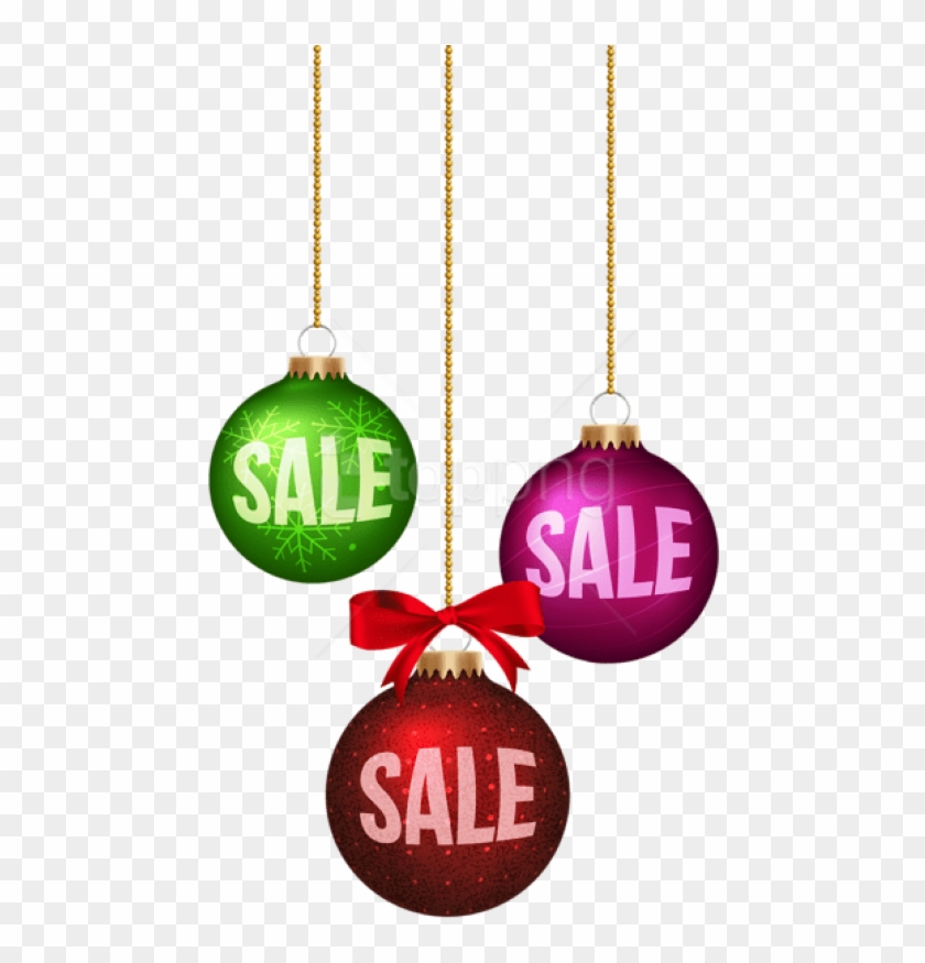 Free Png Download Christmas Balls Sale Decoration Clipart - Christmas Sale Clip Art Free #1718131