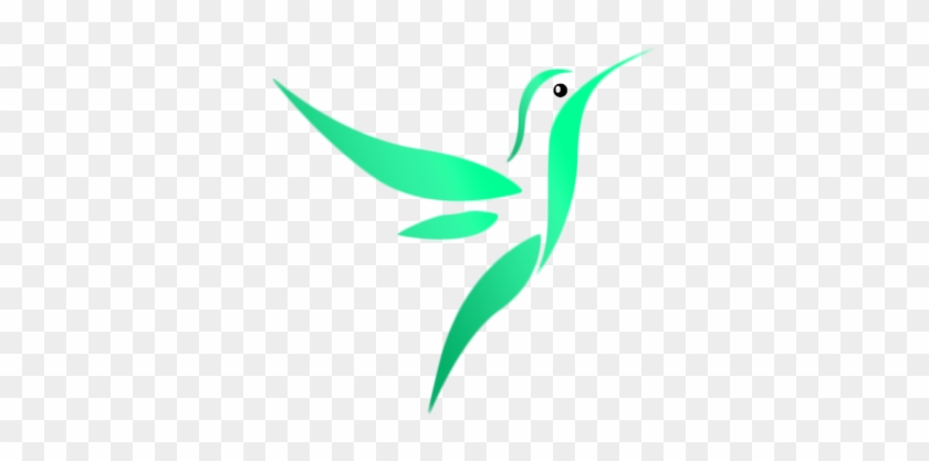 Picture Transparent Library Bird Logo Design Samples - Hummingbird #1718155