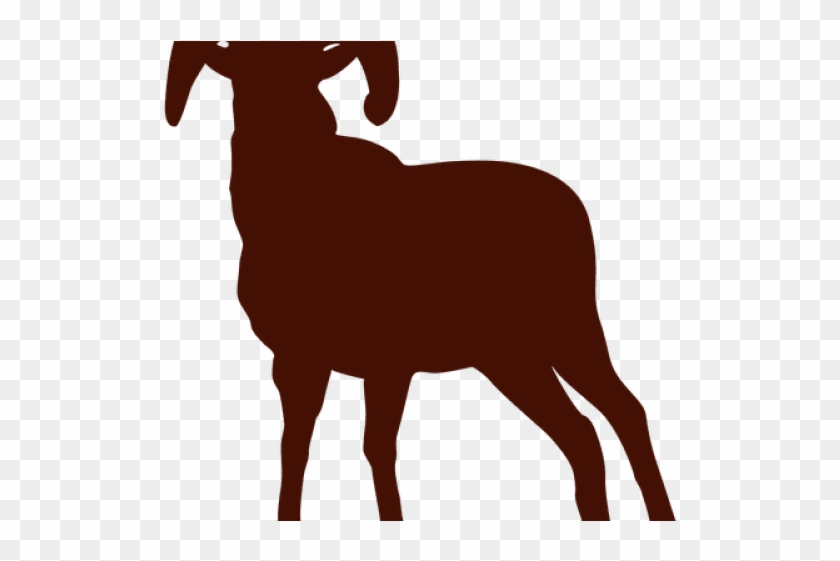Billy Goat Clipart Evil - Transparent Goat Silhouette #1718209
