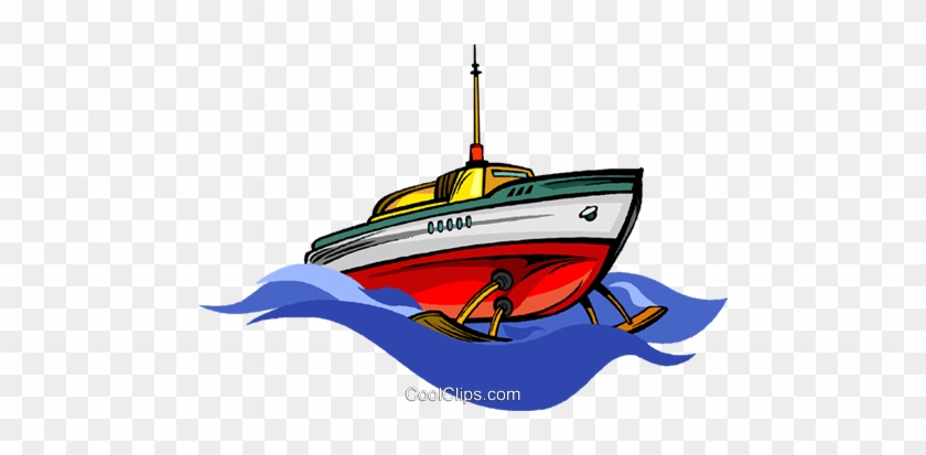 Hydrofoil Royalty Free Vector Clip Art Illustration - Hydrofoil Clipart #1718262