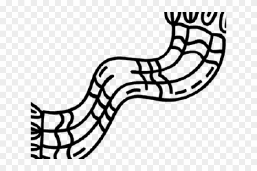 Scarf Clipart Black And White Winter Scarf Clip Art Full Size PNG