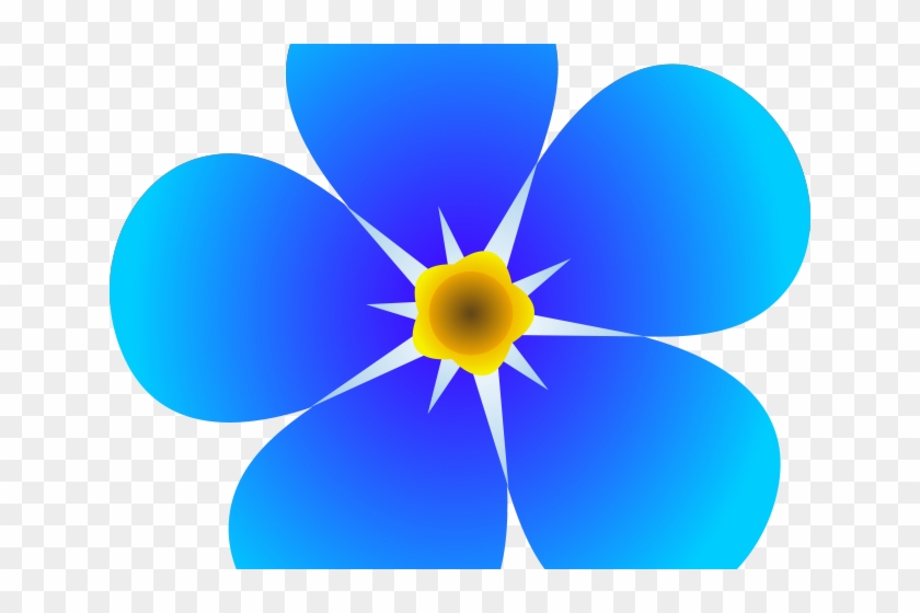 Blue Flower Clipart 70 Flower - Forget Me Not Dementia #1718404