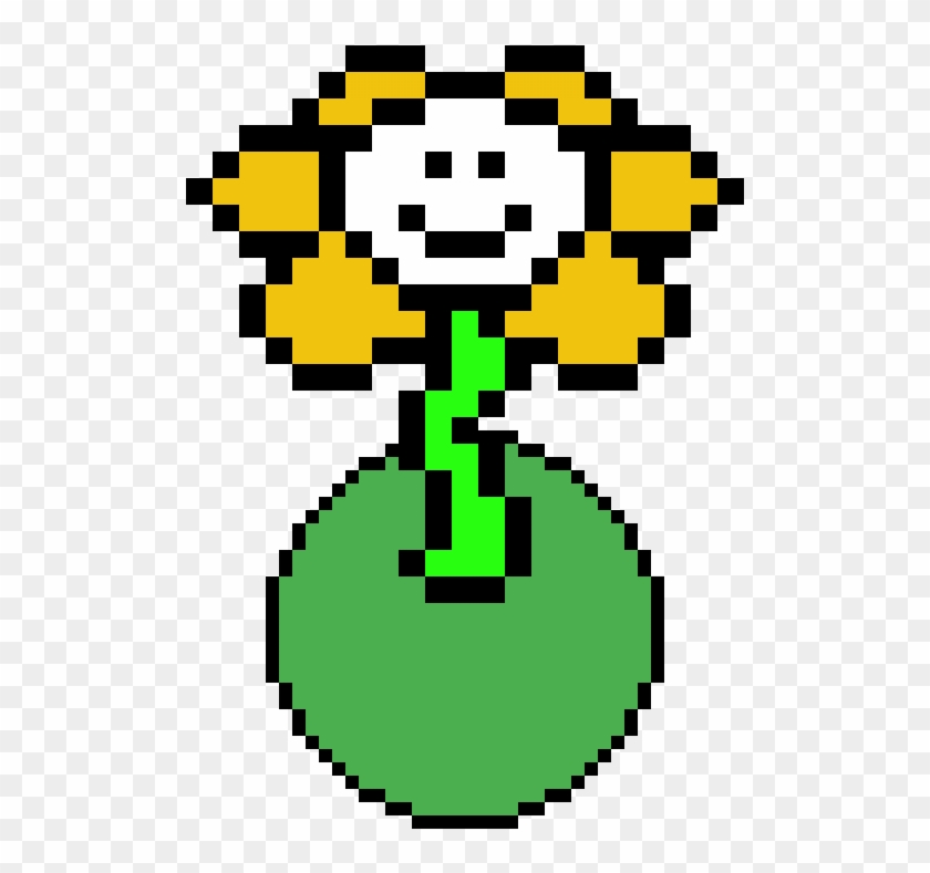 Tree Pixel Art, Undertale, Flowey, Sprite, Character, Toriel, Drawing, I Am  Flowey transparent background PNG clipart